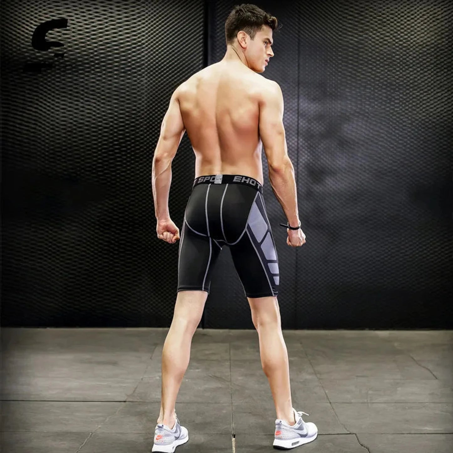 Men Compression Gym Shorts Quick Dry Fitness Sport Tight Gym Running Shorts Workout Fitness Jogger Leggings Men Athletic Tight 🌴 VibeFlex Sports