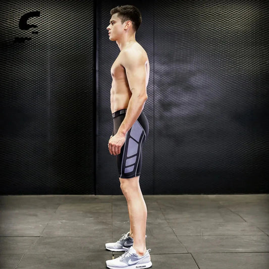 Men Compression Gym Shorts Quick Dry Fitness Sport Tight Gym Running Shorts Workout Fitness Jogger Leggings Men Athletic Tight 🌴 VibeFlex Sports