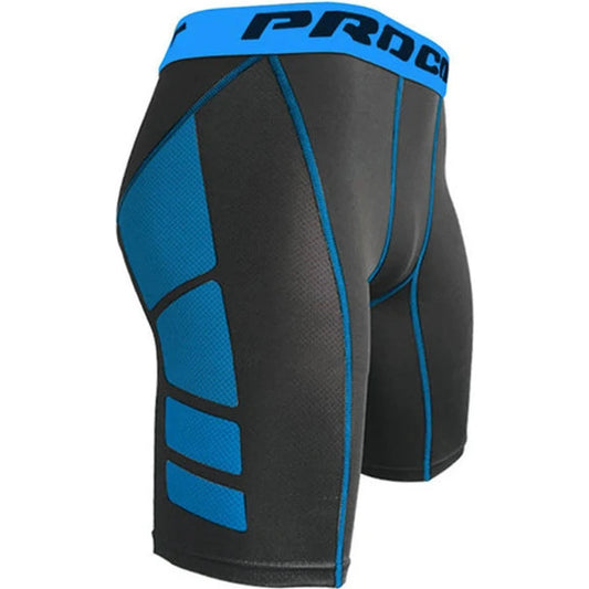 Men Compression Gym Shorts Quick Dry Fitness Sport Tight Gym Running Shorts Workout Fitness Jogger Leggings Men Athletic Tight 🌴 VibeFlex Sports