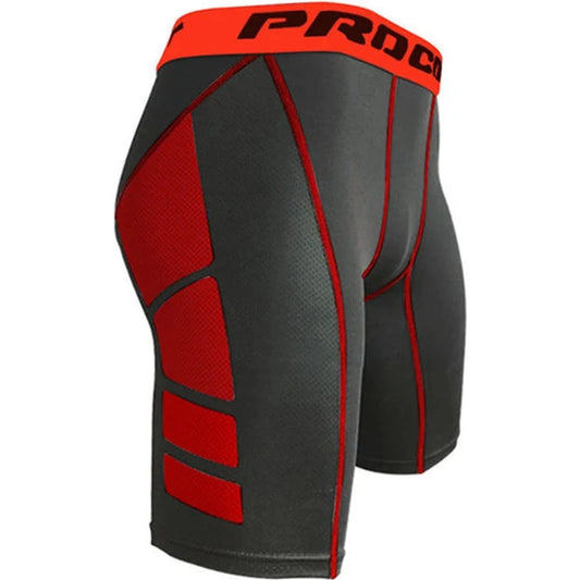 Men Compression Gym Shorts Quick Dry Fitness Sport Tight Gym Running Shorts Workout Fitness Jogger Leggings Men Athletic Tight 🌴 VibeFlex Sports