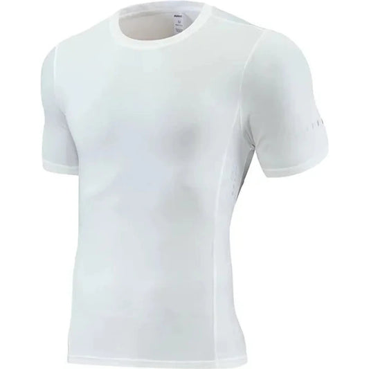 Compression Shirts Men's Fitness Workout Long Sleeve T-shirt Gym Training Tops Muscle Tees 🌴