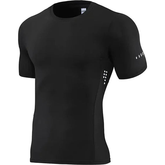 Compression Shirts Men's Fitness Workout Long Sleeve T-shirt Gym Training Tops Muscle Tees 🌴
