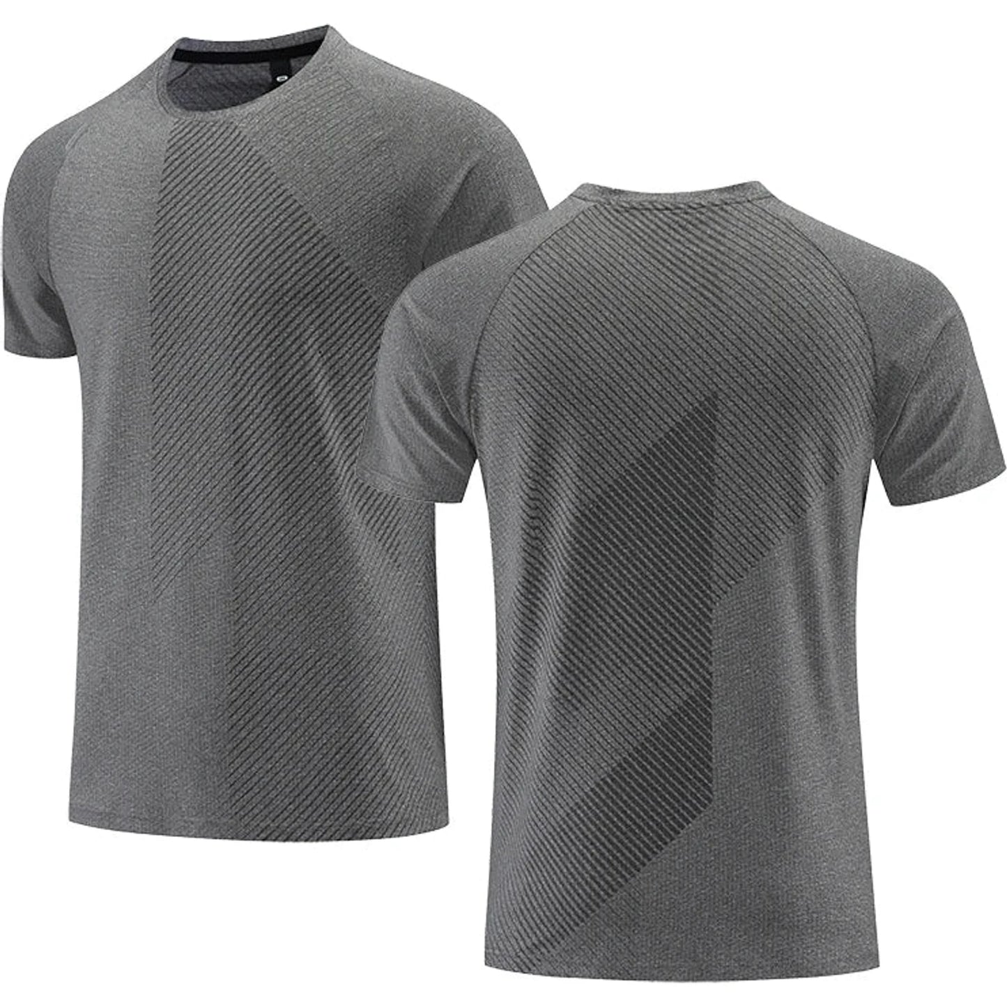 Quick Dry Men Running T-shirt Fitness Sports Top Gym Training Shirt Breathable Jogging Casual Sportswear 🌴