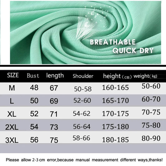 Quick Dry Men Running T-shirt Fitness Sports Top Gym Training Shirt Breathable Jogging Casual Sportswear 🌴 VibeFlex Sports