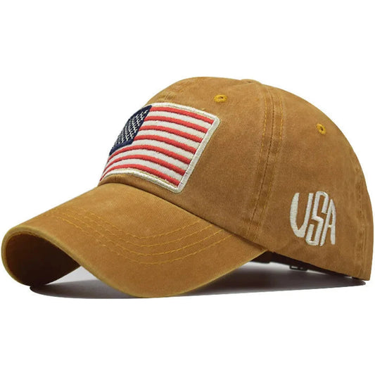 Women Baseball Cap Summer Denim Hats Men Spring Usa Letter Flag Embroidery Baseball Hats Cotton Outdoor Vintage Visor Casual Cap 🌴