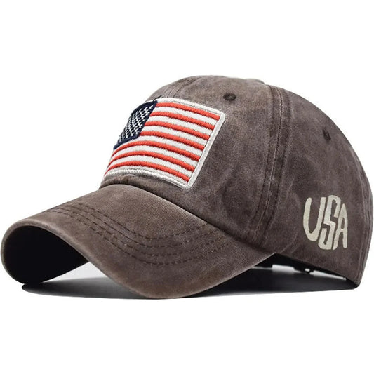 Women Baseball Cap Summer Denim Hats Men Spring Usa Letter Flag Embroidery Baseball Hats Cotton Outdoor Vintage Visor Casual Cap 🌴
