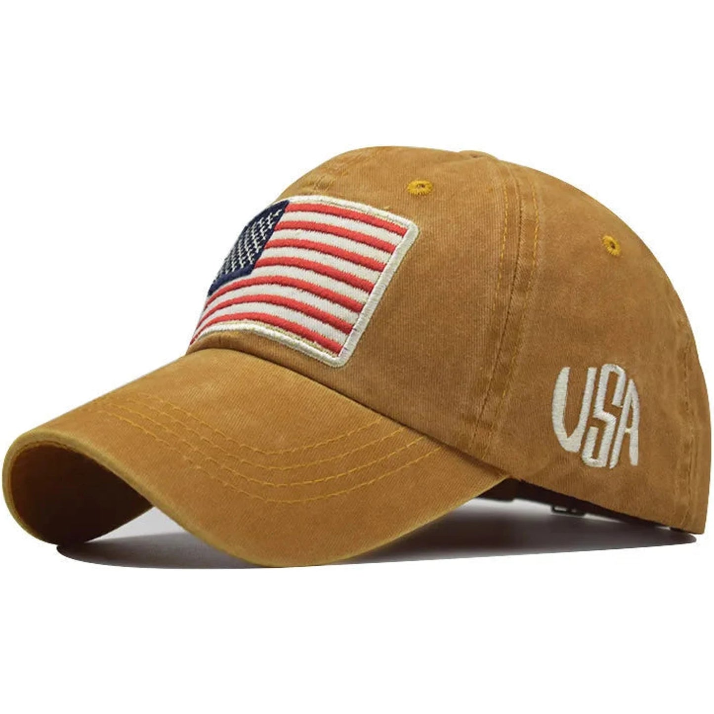 Women Baseball Cap Summer Denim Hats Men Spring Usa Letter Flag Embroidery Baseball Hats Cotton Outdoor Vintage Visor Casual Cap 🌴