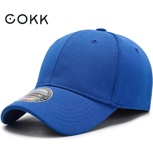Cokk Baseball Cap Men Snapback Hats Fitted Closed Full Cap Women Gorras Bone Male Trucker Hat Casquette Outdoor Black 🌴 VibeFlex Sports