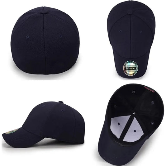 Cokk Baseball Cap Men Snapback Hats Fitted Closed Full Cap Women Gorras Bone Male Trucker Hat Casquette Outdoor Black 🌴 VibeFlex Sports