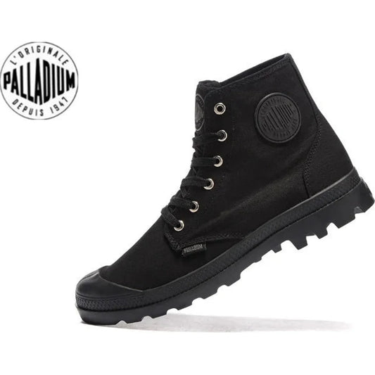 Palladium Fashion Retro Top Quality Canvas Lace-up Pampa Oxford Sneakers Flats Men Women Boots Casual Shoes Plus Size 35-45 🌴 VibeFlex Sports