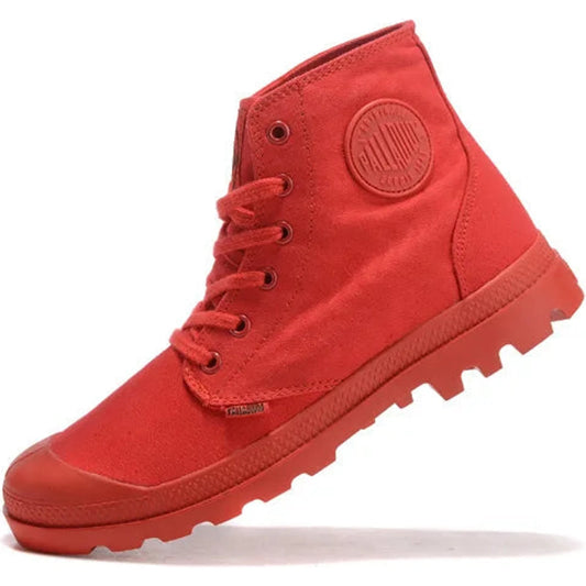 Palladium Fashion Retro Top Quality Canvas Lace-up Pampa Oxford Sneakers Flats Men Women Boots Casual Shoes Plus Size 35-45 🌴 VibeFlex Sports