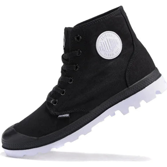 Palladium Fashion Retro Top Quality Canvas Lace-up Pampa Oxford Sneakers Flats Men Women Boots Casual Shoes Plus Size 35-45 🌴