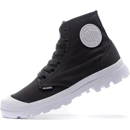 Palladium Fashion Retro Top Quality Canvas Lace-up Pampa Oxford Sneakers Flats Men Women Boots Casual Shoes Plus Size 35-45 🌴