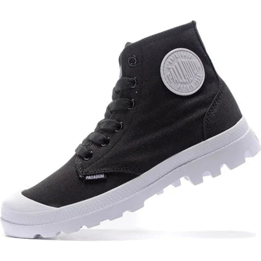 Palladium Fashion Retro Top Quality Canvas Lace-up Pampa Oxford Sneakers Flats Men Women Boots Casual Shoes Plus Size 35-45 🌴