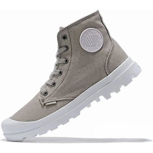 Palladium Fashion Retro Top Quality Canvas Lace-up Pampa Oxford Sneakers Flats Men Women Boots Casual Shoes Plus Size 35-45 🌴 VibeFlex Sports