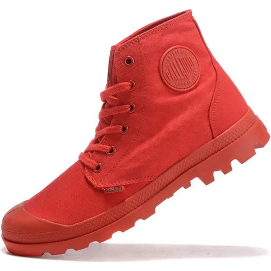 Palladium Fashion Retro Top Quality Canvas Lace-up Pampa Oxford Sneakers Flats Men Women Boots Casual Shoes Plus Size 35-45 🌴