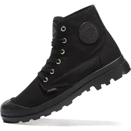 Palladium Fashion Retro Top Quality Canvas Lace-up Pampa Oxford Sneakers Flats Men Women Boots Casual Shoes Plus Size 35-45 🌴