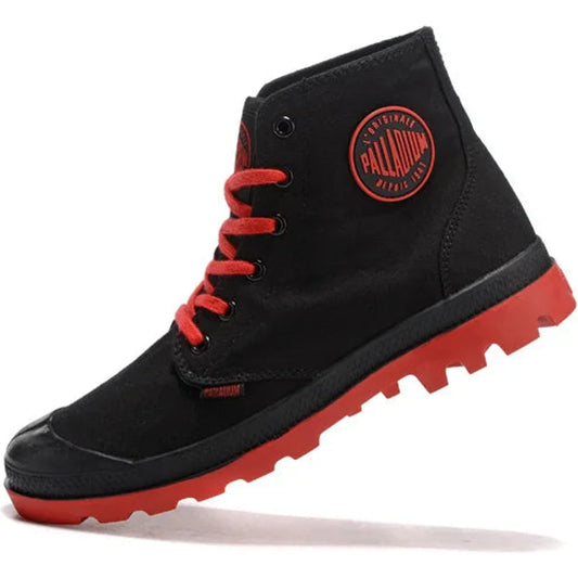 Palladium Fashion Retro Top Quality Canvas Lace-up Pampa Oxford Sneakers Flats Men Women Boots Casual Shoes Plus Size 35-45 🌴