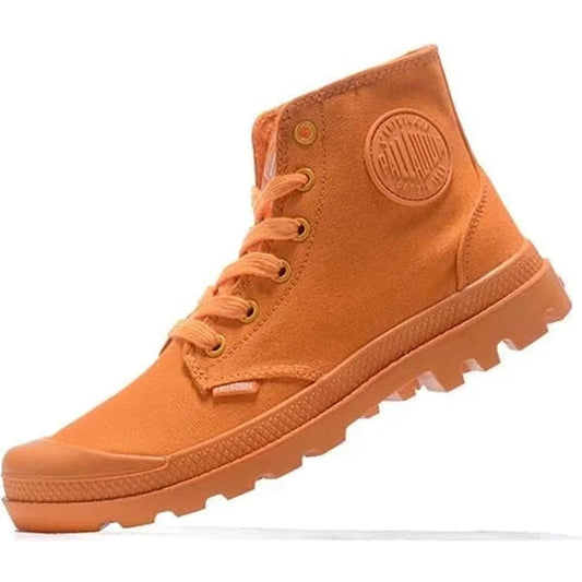 Palladium Fashion Retro Top Quality Canvas Lace-up Pampa Oxford Sneakers Flats Men Women Boots Casual Shoes Plus Size 35-45 🌴
