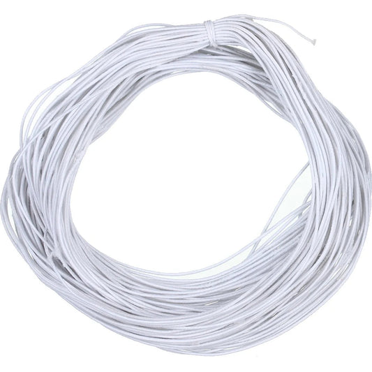 25 Yards/lot 1mm Round Elastics Bungee Shock Cord Elastic Rope Rubber Band Strap String Cordon Shoelaces Sewing Accessories 🌴