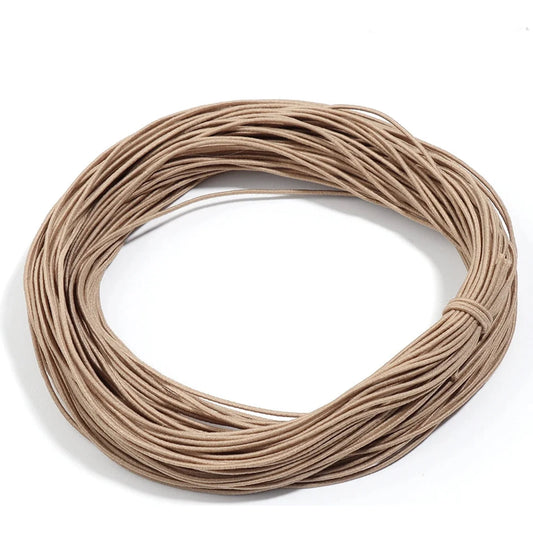 25 Yards/lot 1mm Round Elastics Bungee Shock Cord Elastic Rope Rubber Band Strap String Cordon Shoelaces Sewing Accessories 🌴
