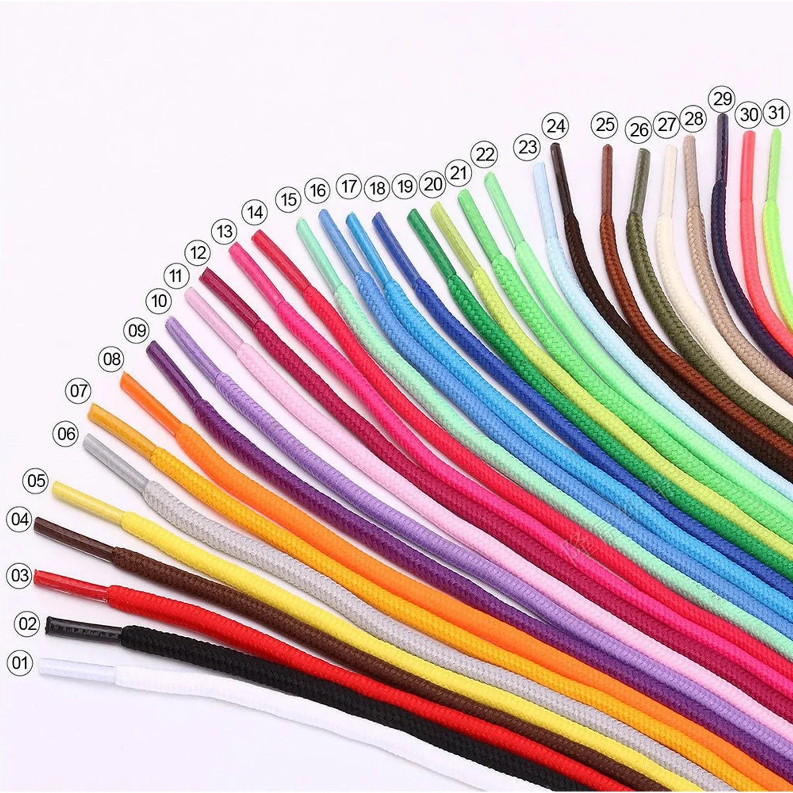 30 Pcs Running Shoes For Women Sports Shoelaces Sneaker Thin Noodles Girl Child 🌴 VibeFlex Sports