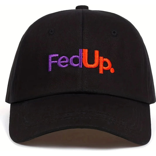 Unisex Fedup Letter Embroidery Baseball Caps Spring And Autumn Outdoor Adjustable Casual Hats Sunscreen Hat 🌴 VibeFlex Sports
