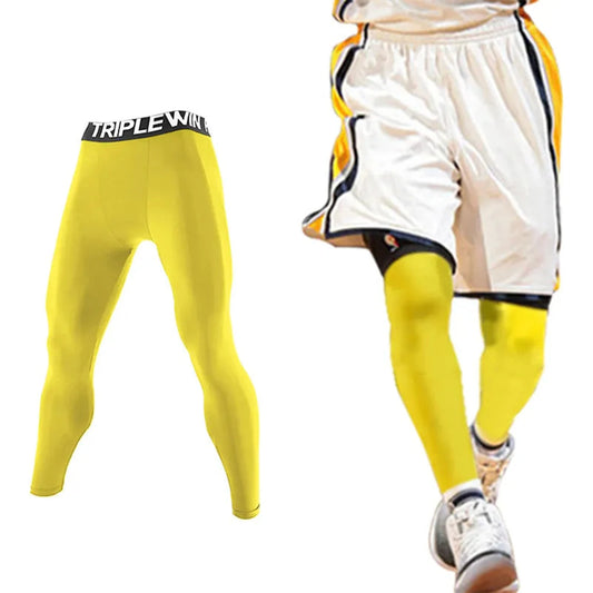 Summer Spring Autumn Men Running Tights Gym Pants Male Basketball Football Soccer Fitness Exercise Sport Long Legging H61 🌴