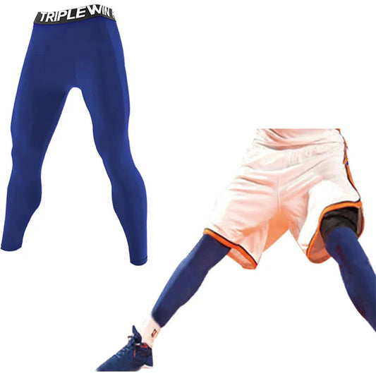 Summer Spring Autumn Men Running Tights Gym Pants Male Basketball Football Soccer Fitness Exercise Sport Long Legging H61 🌴