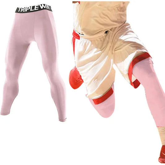Summer Spring Autumn Men Running Tights Gym Pants Male Basketball Football Soccer Fitness Exercise Sport Long Legging H61 🌴