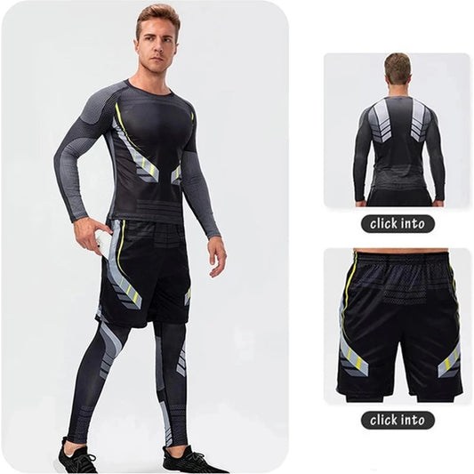 Men's Running Sportswear Quick Dry 🌴