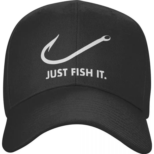 Classic Just Fish It Baseball Cap Breathable Fisherman Hat 🌴 VibeFlex Sports