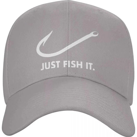 Classic Just Fish It Baseball Cap Breathable Fisherman Hat 🌴 VibeFlex Sports