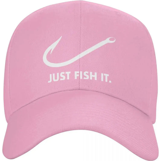 Classic Just Fish It Baseball Cap Breathable Fisherman Hat 🌴 VibeFlex Sports