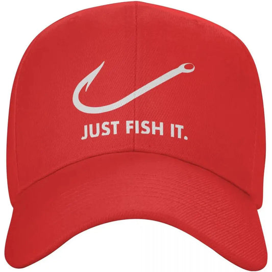 Classic Just Fish It Baseball Cap Breathable Fisherman Hat 🌴 VibeFlex Sports