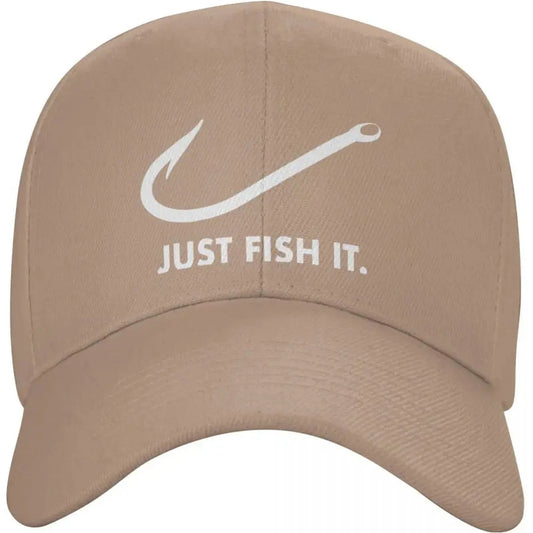 Classic Just Fish It Baseball Cap Breathable Fisherman Hat 🌴 VibeFlex Sports