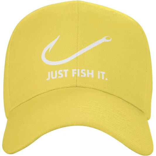 Classic Just Fish It Baseball Cap Breathable Fisherman Hat 🌴 VibeFlex Sports