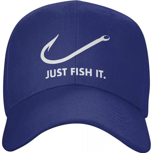 Classic Just Fish It Baseball Cap Breathable Fisherman Hat 🌴 VibeFlex Sports