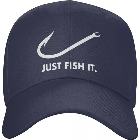Classic Just Fish It Baseball Cap Breathable Fisherman Hat 🌴 VibeFlex Sports