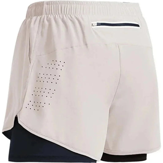 Men's Fitness Training Shorts Summer 2 In 1 Quick Dry 🌴