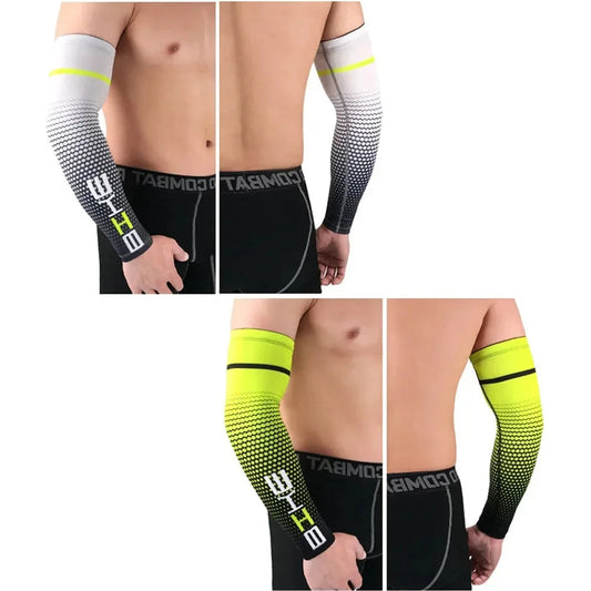 Outdoor Cycling Sleeves Uv Sun Protection Sleeves Sports Running Fishing Cooling Arm Sleeves For Men Summer Bicycle Cuff Cover 🌴 VibeFlex Sports