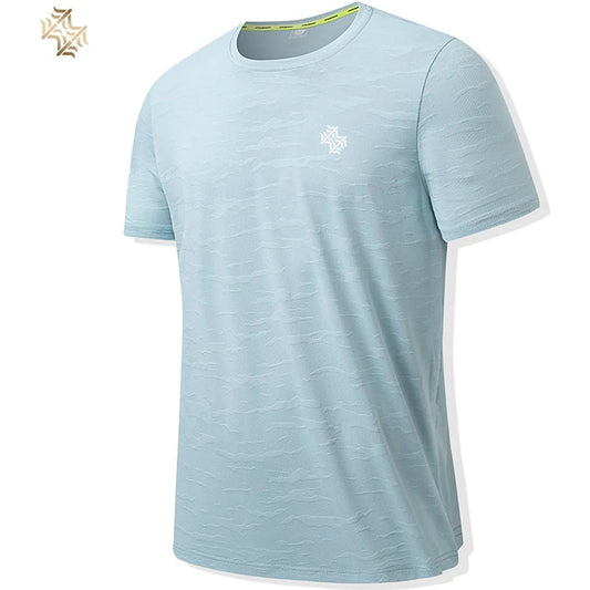 Sbwl High Quality Man Outdoor Hiking Mountaineering Tees Running Weight Loss Fitness Sports Quick Drying T-shirt Breathable Tops 🌴