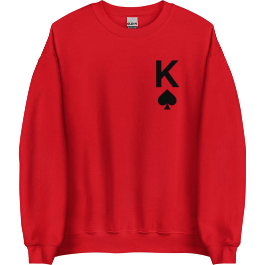 King Of Spades Athletic Sweatshirt 🌴 VibeFlex Sports
