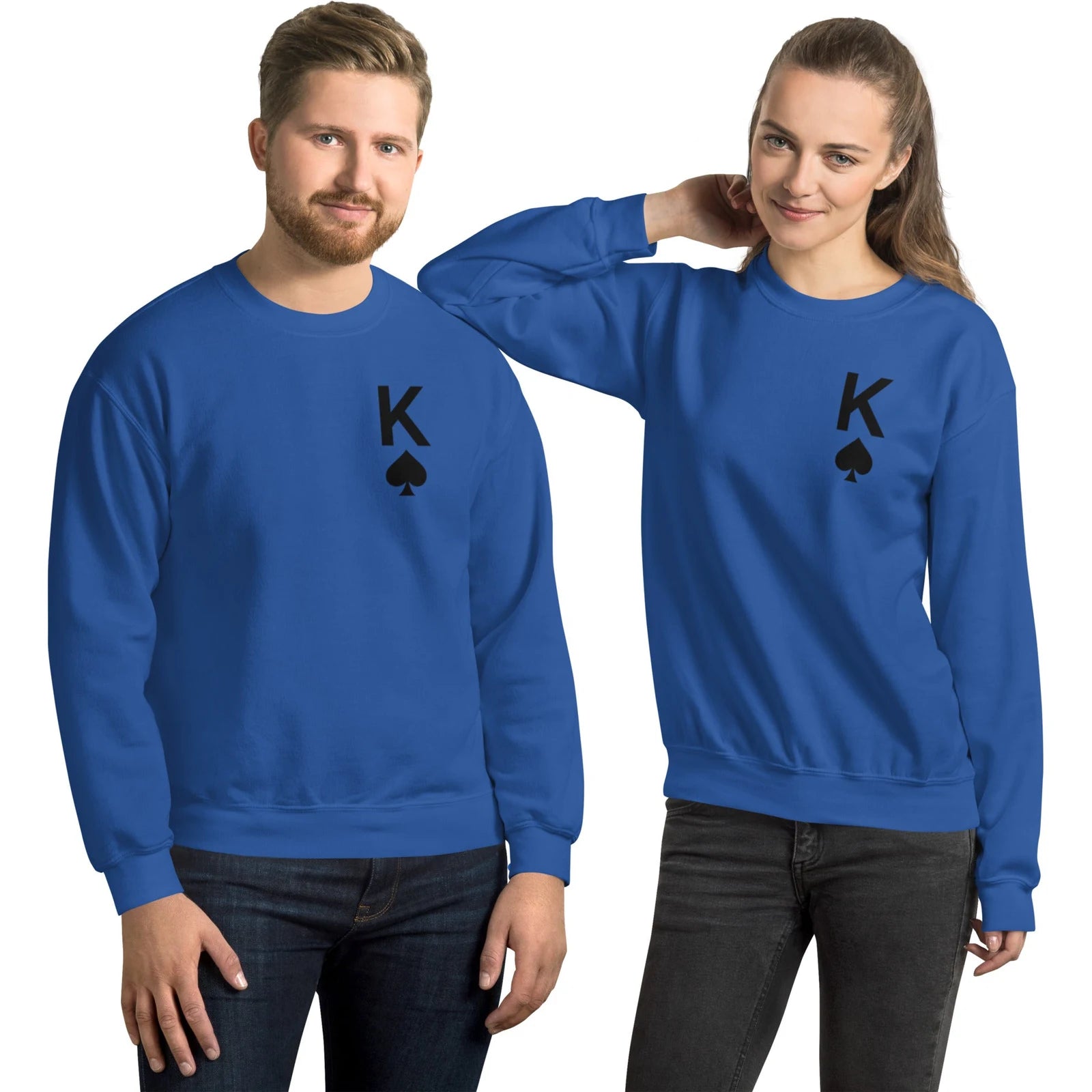 King Of Spades Athletic Sweatshirt 🌴 VibeFlex Sports