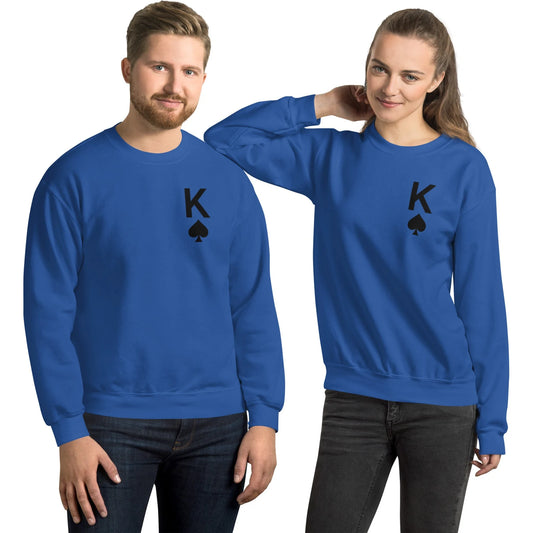 King Of Spades Athletic Sweatshirt 🌴 VibeFlex Sports