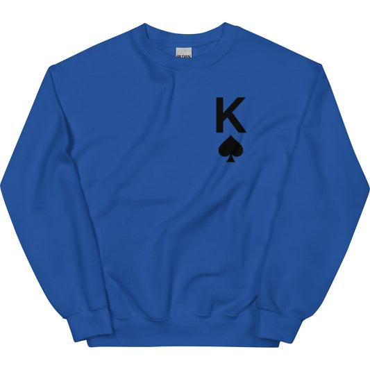 King Of Spades Athletic Sweatshirt 🌴 VibeFlex Sports