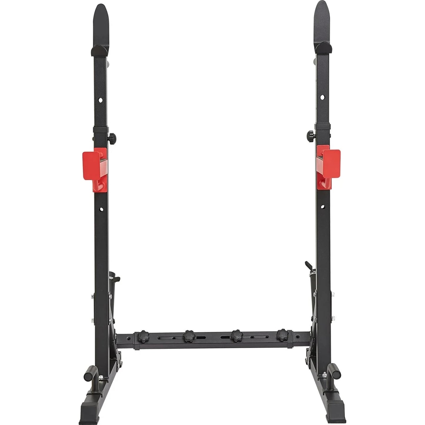 Vevor Squat Stand Power Rack, Multi-functional Barbell Rack With Hook, Weight Plate Storage Attachment, Adjustable Free Bench Press Stands, Max Load 600 Lbs Steel Exercise Squat Stand For Gym/home Gym 🌴