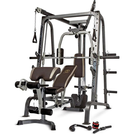 Diamond Elite Olympic Smith Cage Machine, Plate Loaded Home Gym Total Body Workout Machine (Md-9010g) 🌴 VibeFlex Sports
