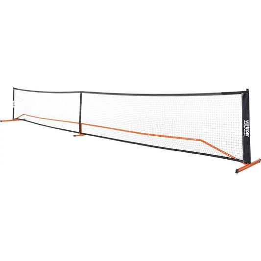 Vevor Pickleball Net Set, 22ft Regulation Size Portable Pickleball System With Carrying Bag & Balls & Paddles, Weather Resistant Steady Metal Frame & Strong Pe Net, For Outdoor Backyard Driveway 🌴