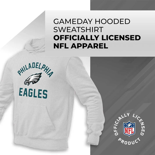 Nfl Adult Gameday Hooded Sweatshirt - Poly Fleece Cotton Blend - Stay Warm And Represent Your Team In Style 🌴 VibeFlex Sports